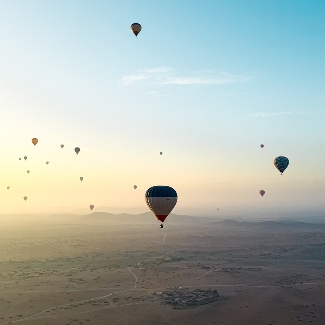 Vol en montgolfiere